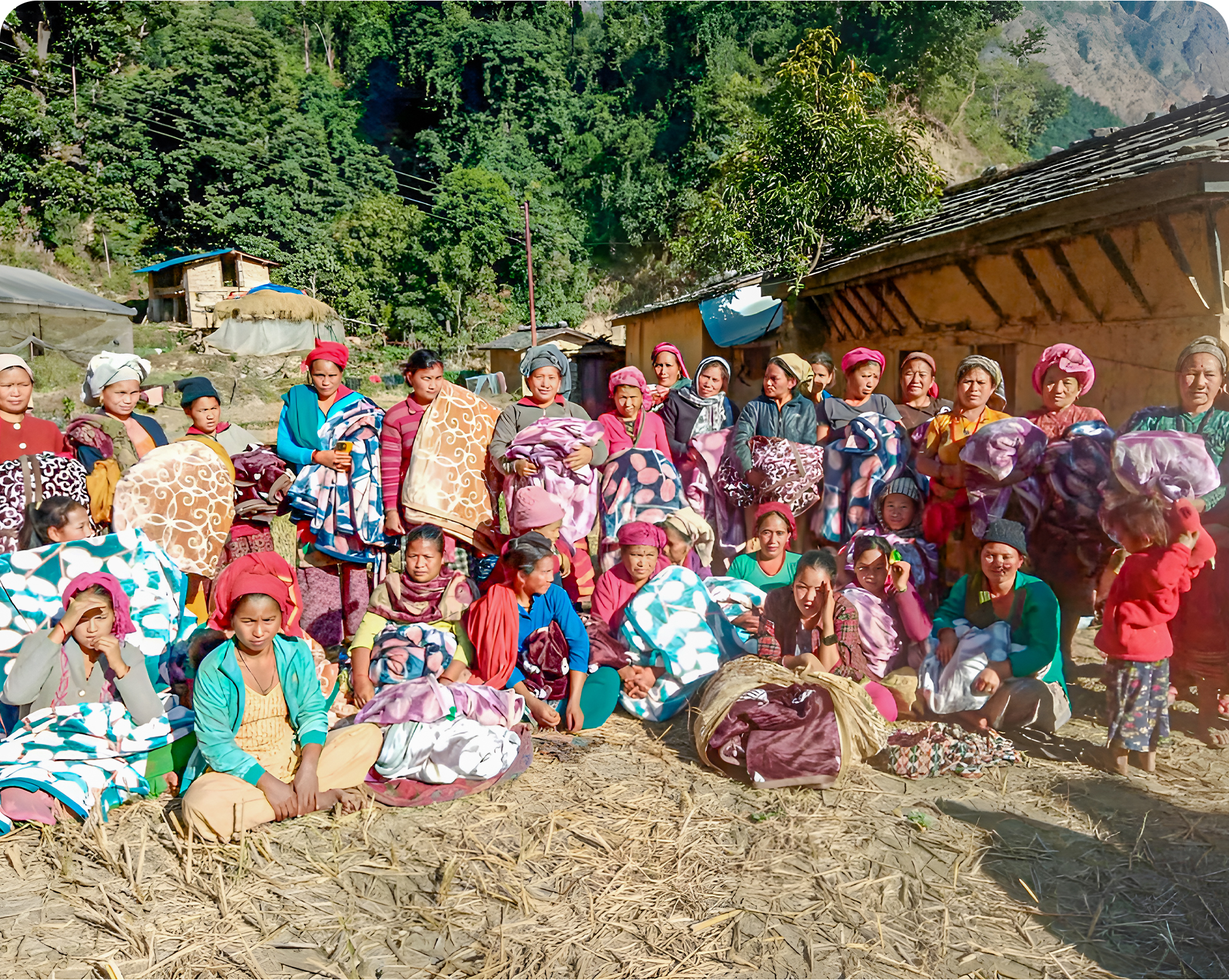 Keeping Our People Warm by Distributing Blankets